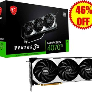 NEW MSI Gaming GeForce RTX 4070 Ti 12GB GDRR6X 192-Bit HDMI/DP Nvlink TORX Fan 4